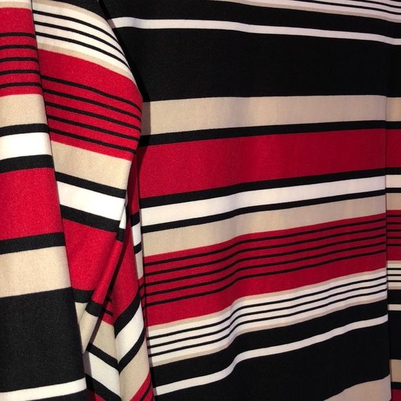 American Curvy Plus Stripe Tunic Dress - Picture 3 of 4